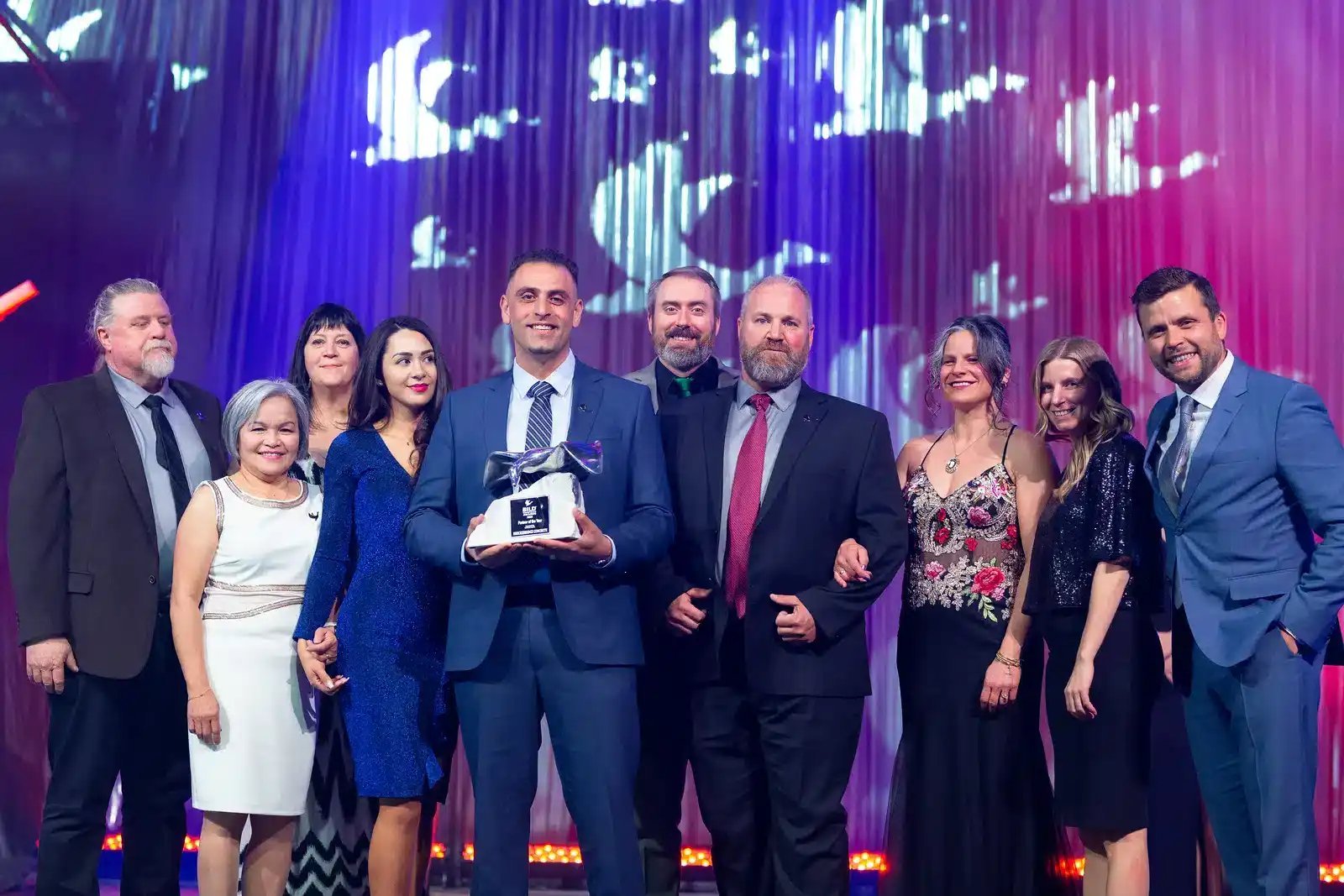 The Kay2 Contracting team at the BILD Calgary Region Awards gala