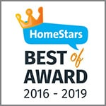 HomeStars Best of Award 2016 to 2019