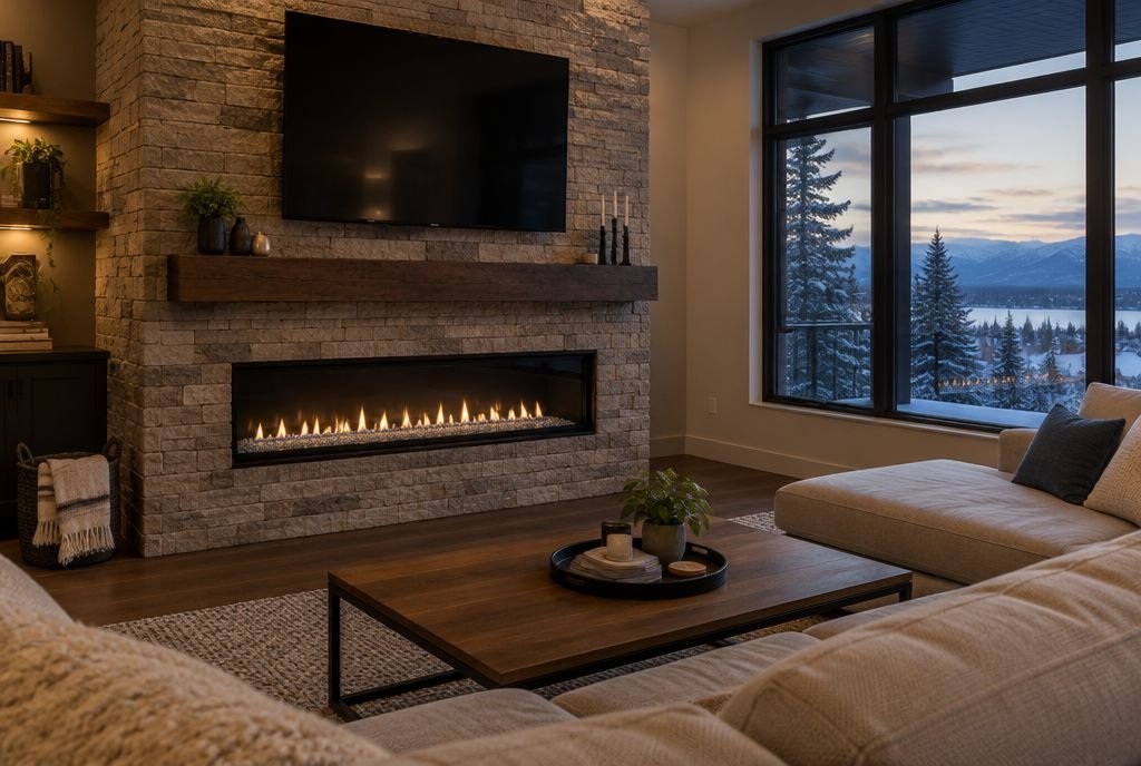 Gas, electric or wood fireplace?