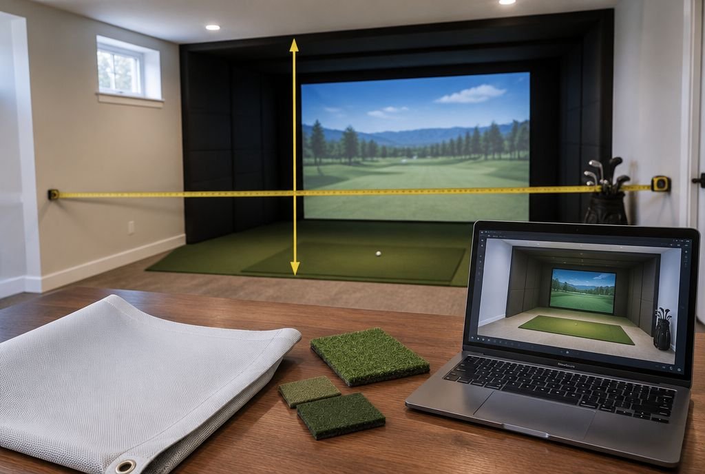 Planning a golf simulator room