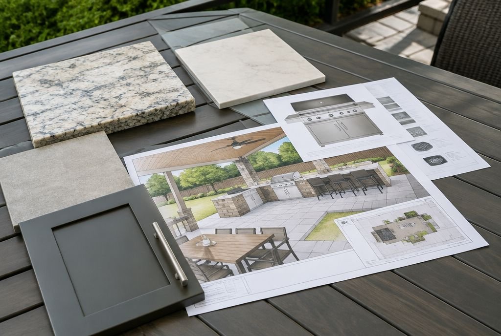 Planning a covered outdoor kitchen
