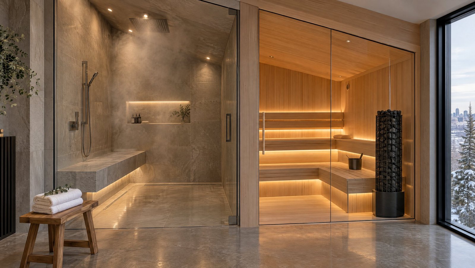 Custom steam showers and home saunas in Calgary: a builder's guide