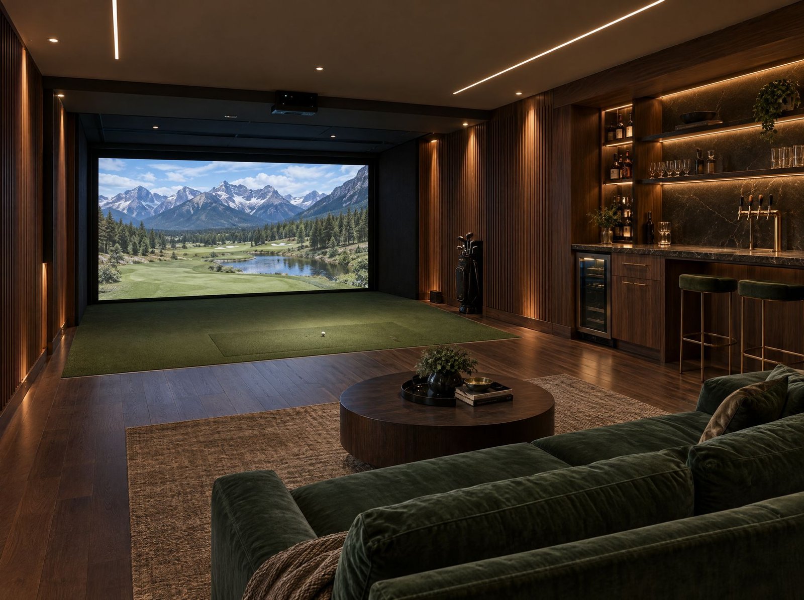 Golf Simulator Rooms by Kay2 Contracting, Calgary